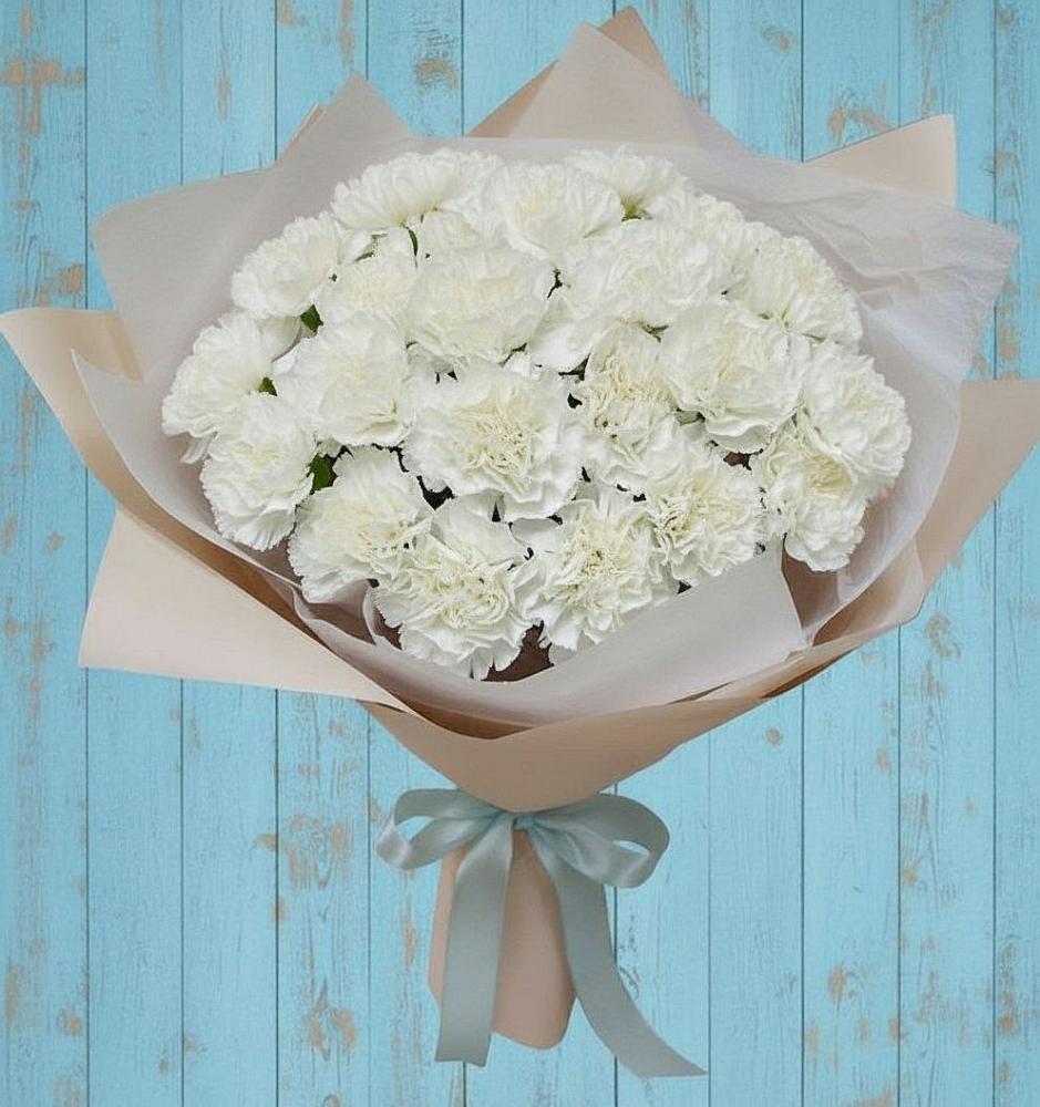 Букет цветов из: Гвоздики в Нижнем Икорце