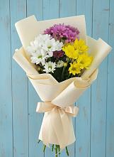 Букет цветов из:  Хризантемы в Нижнем Икорце