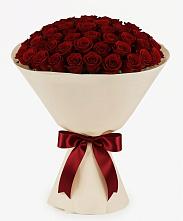 Букет 101 Бордовая роза Блэк Бакарра в Нижнем Икорце