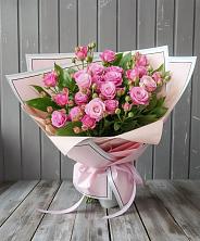 Букет Розовый кустик в Нижнем Икорце