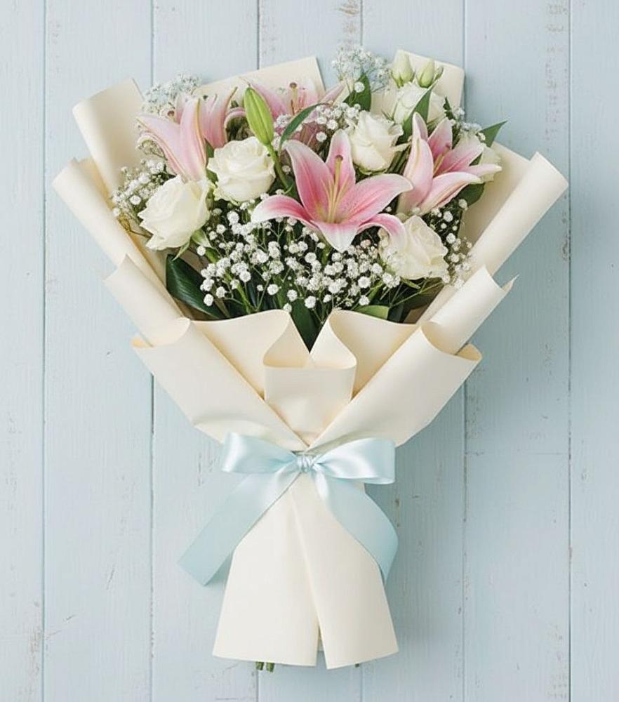 Букет цветов из: Лилии в Нижнем Икорце