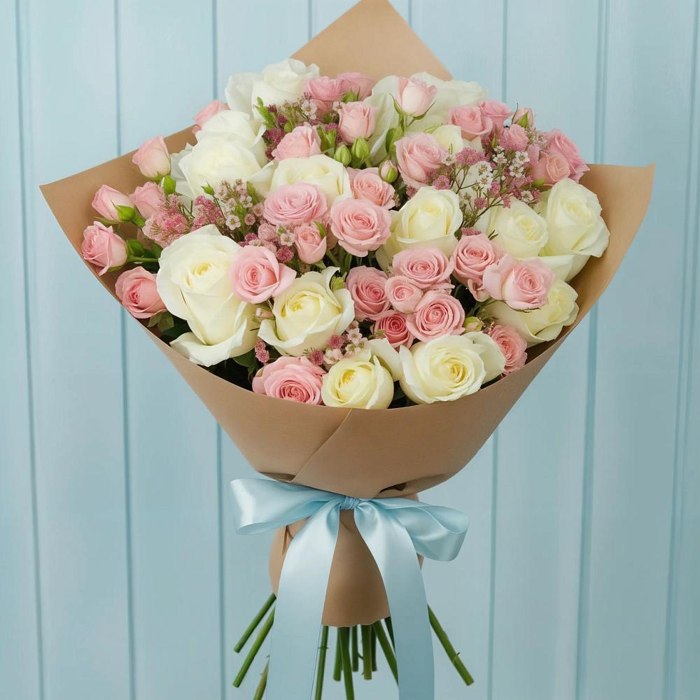 Букет цветов из: Розы в Нижнем Икорце