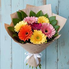 Букет цветов из:  Герберы в Нижнем Икорце