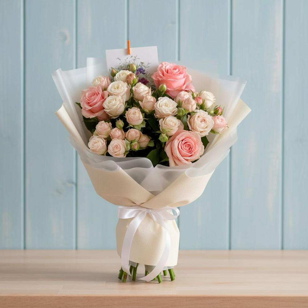 Букет цветов из: Розы в Нижнем Икорце