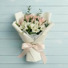 Букет цветов из:  Альстромерии в Нижнем Икорце