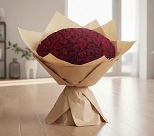 Букет 101 Красная роза в Нижнем Икорце