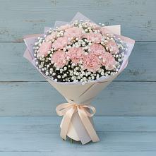Букет цветов из:  Гвоздики в Нижнем Икорце