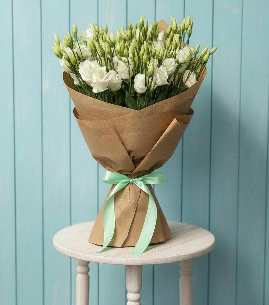 Букет цветов из: Лизиантусы в Нижнем Икорце