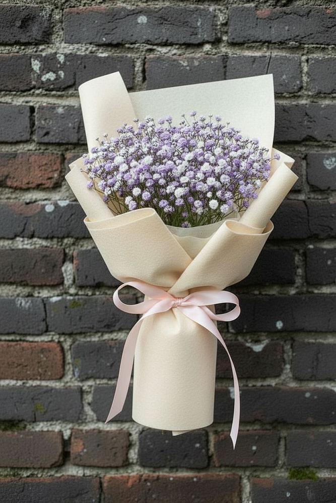 Букет цветов из: Гипсофила в Нижнем Икорце