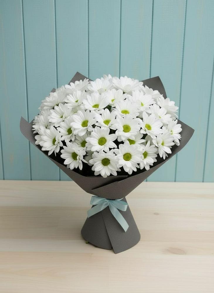 Букет цветов из: Хризантемы в Нижнем Икорце