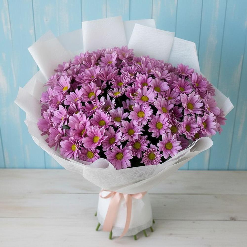 Букет цветов из: Хризантемы в Нижнем Икорце