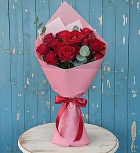 Букет цветов из:  Розы в Нижнем Икорце