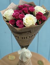 Букет цветов из:  Розы в Нижнем Икорце