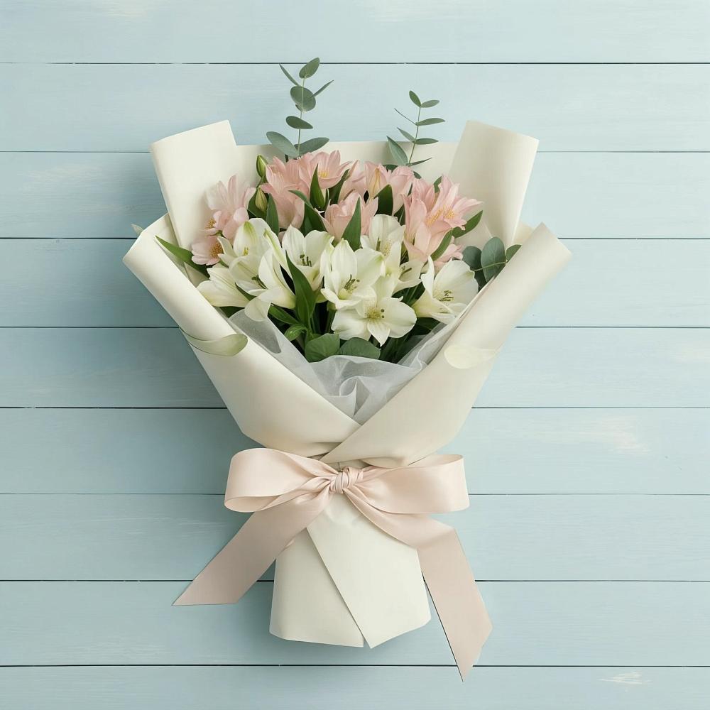 Букет цветов из: Альстромерии в Нижнем Икорце