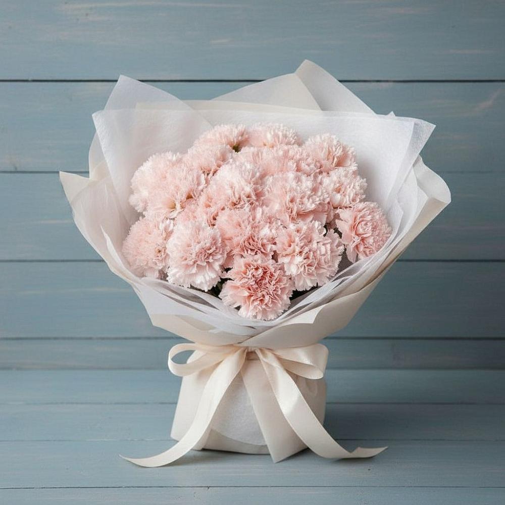 Букет цветов из: Гвоздики в Нижнем Икорце