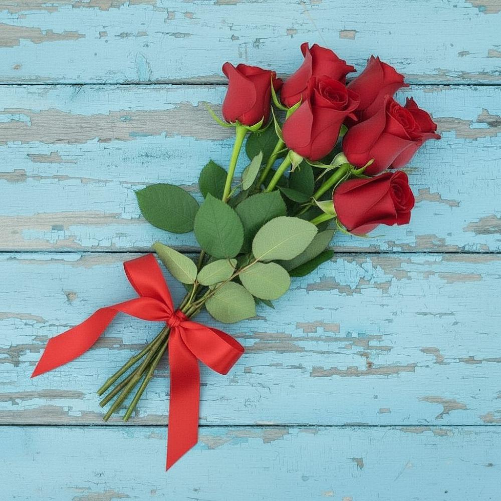 Букет Красные розы в Нижнем Икорце